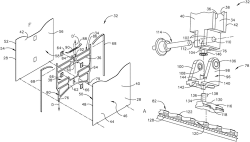 Interior aircraft frame assembly for furnishings Image