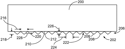 Methods and apparatus for forming microscopic features on a film layer Image