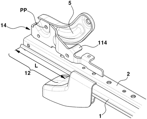 Vehicle seat support assembly Image