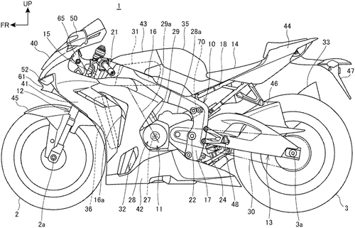 Saddle riding vehicle Image