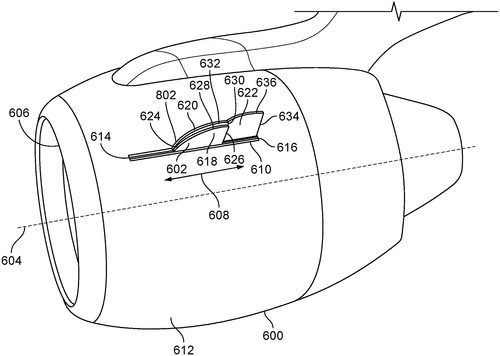 Aircraft nacelles having adjustable chines Image