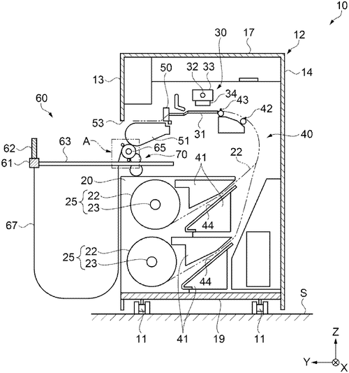 Processing device and recording device Image