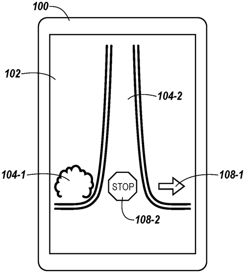 Providing a route with augmented reality Image