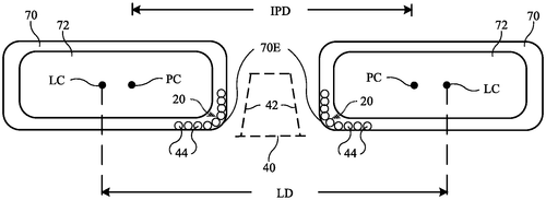 Head-mounted electronic display device with lens position sensing Image